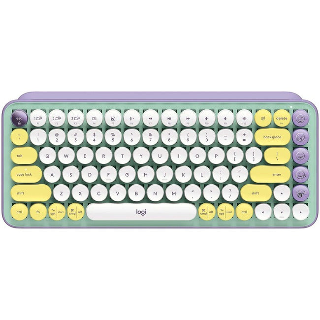 Logitech POP Keys Wireless Mechanical Keyboard With Emoji Keys - Daydream Mint - 920-010708