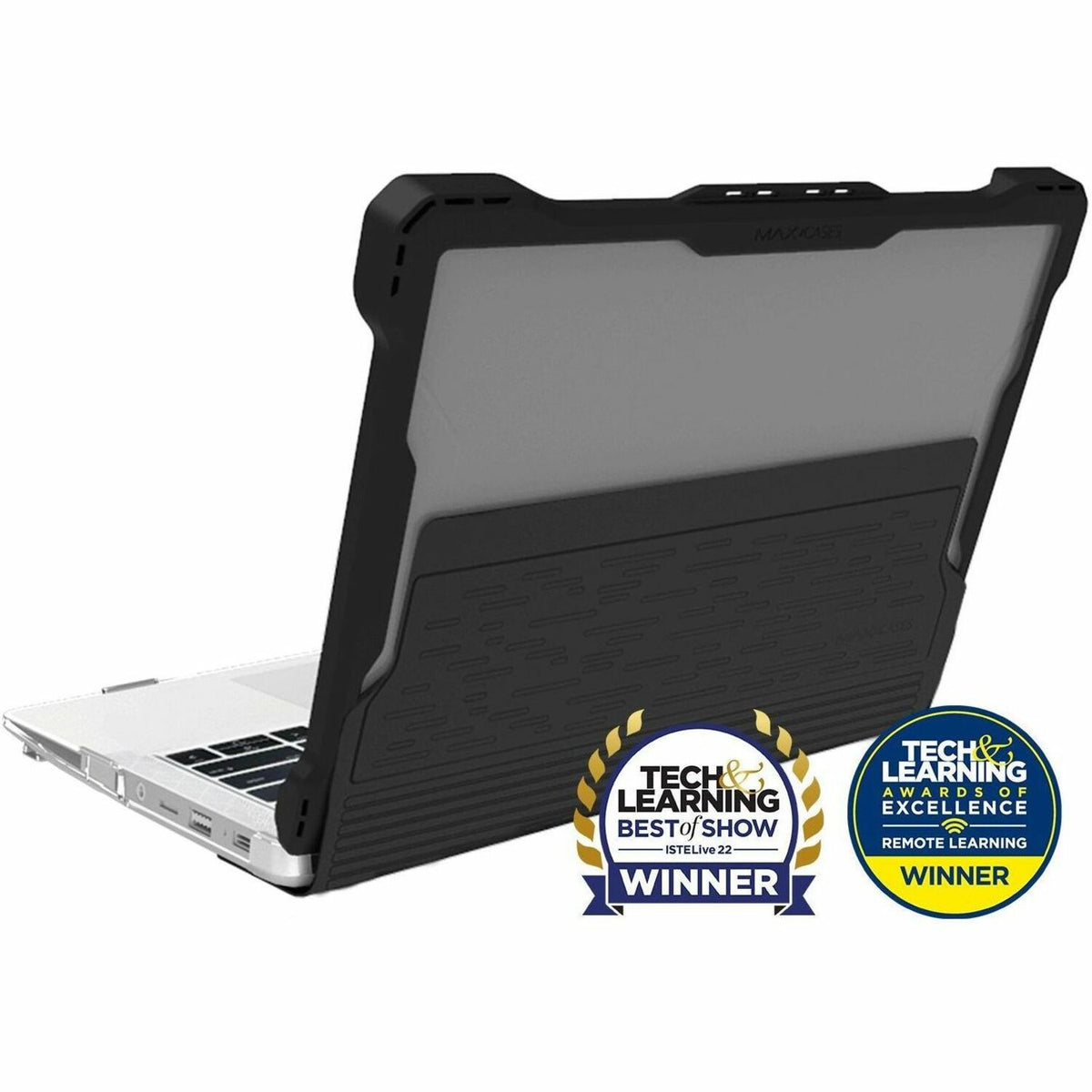 MAXCases Extreme Shell-L for Acer R753T/R753TN Chromebook Spin 511 11" (Black/Clear) - AC-ESL-R753T-BCLR
