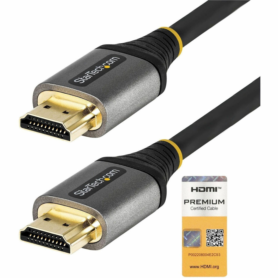 3ft (1m) Premium Certified HDMI 2.0 Cable, High Speed Ultra HD 4K 60Hz HDMI Cable with Ethernet, HDR10, UHD HDMI Monitor Cord - HDMMV1M