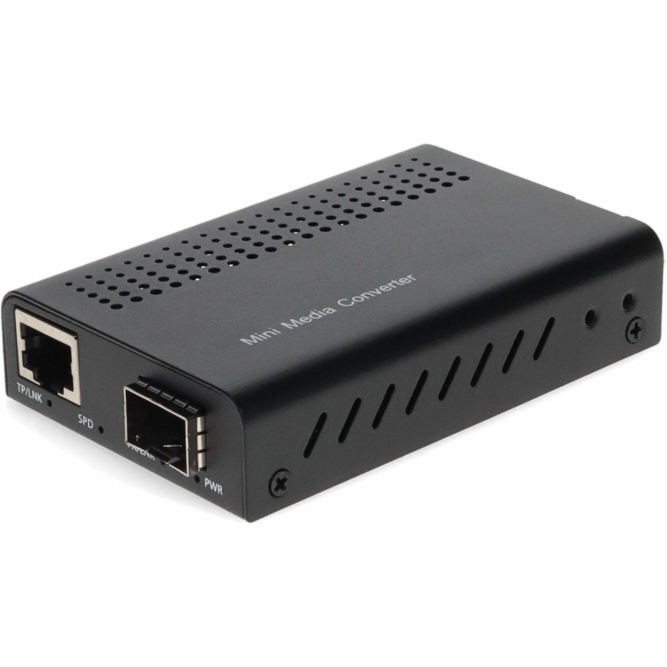 AddOn 100M/1G/2.5G/5G/10GBase-N(RJ-45) to Open SFP+ Port Media Converter - ADD-GMCMNN-SFP+