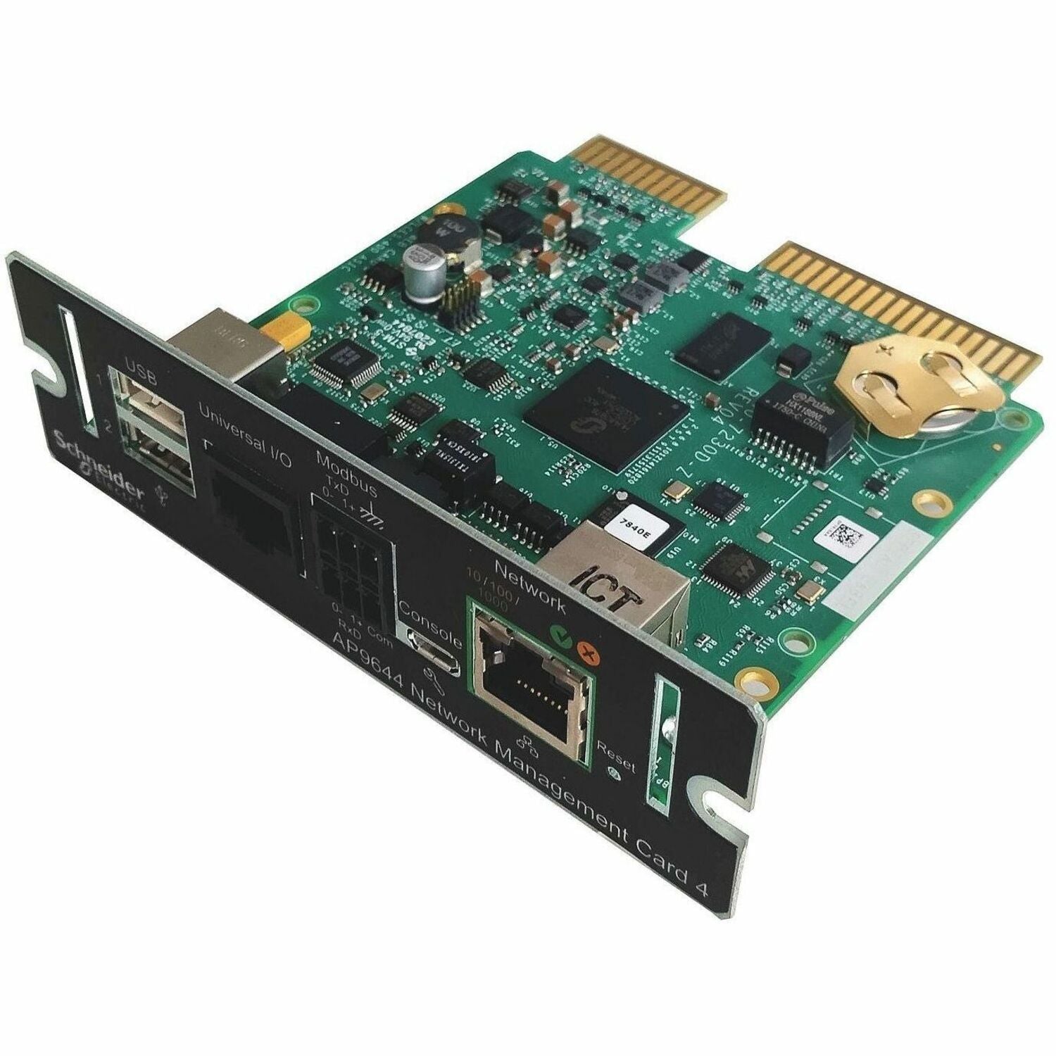 APC by Schneider Electric Network Management Card LCES2 with Modbus, Ethernet and Aux Sensors - AP9644