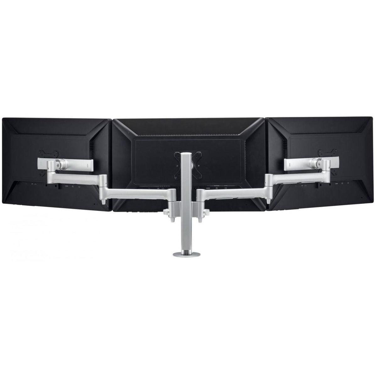 Atdec Modular Desk Mount for Monitor, Display Screen, Flat Panel Display, Curved Screen Display - Silver - AWMS-3-137S4-H-S