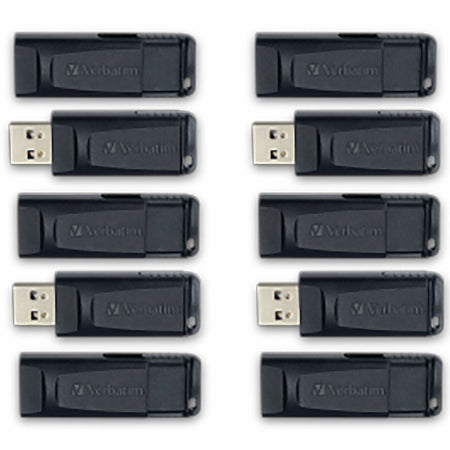 64GB Store 'n' Go&reg; USB Flash Drive - 10pk Business Bulk - Black - 70895