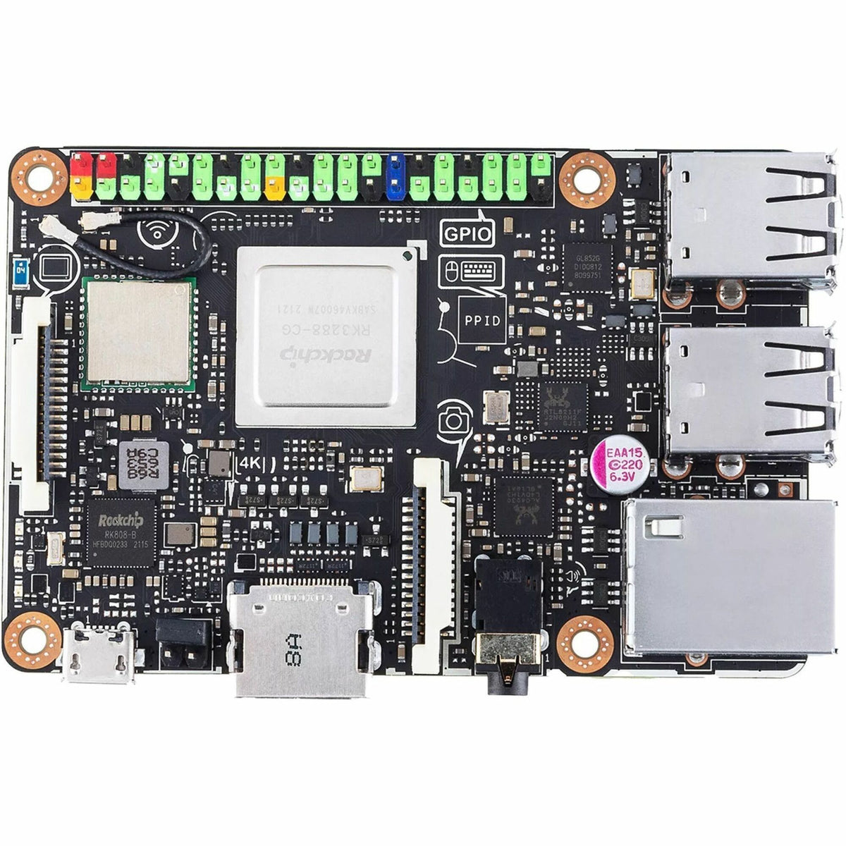 Asus Tinker Board S R2.0 Single Board Computer Motherboard - Rockchip RK3288 Chipset - TINKER BOARD S R2.0A2G16G