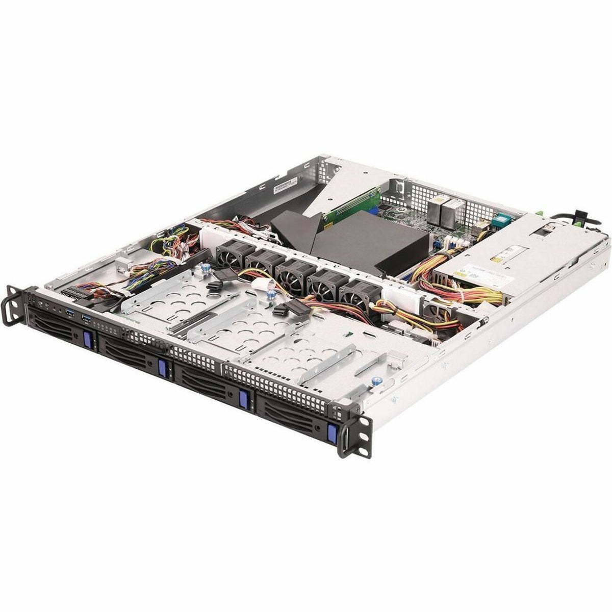 ASRock Rack 1U4LW-X470 Barebone System - 1U Rack-mountable - Socket AM4 - 1U4LW-X470