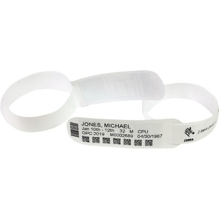 Zebra Z-Band UltraSoft RFID LR Wristband - ZIPRD3015155