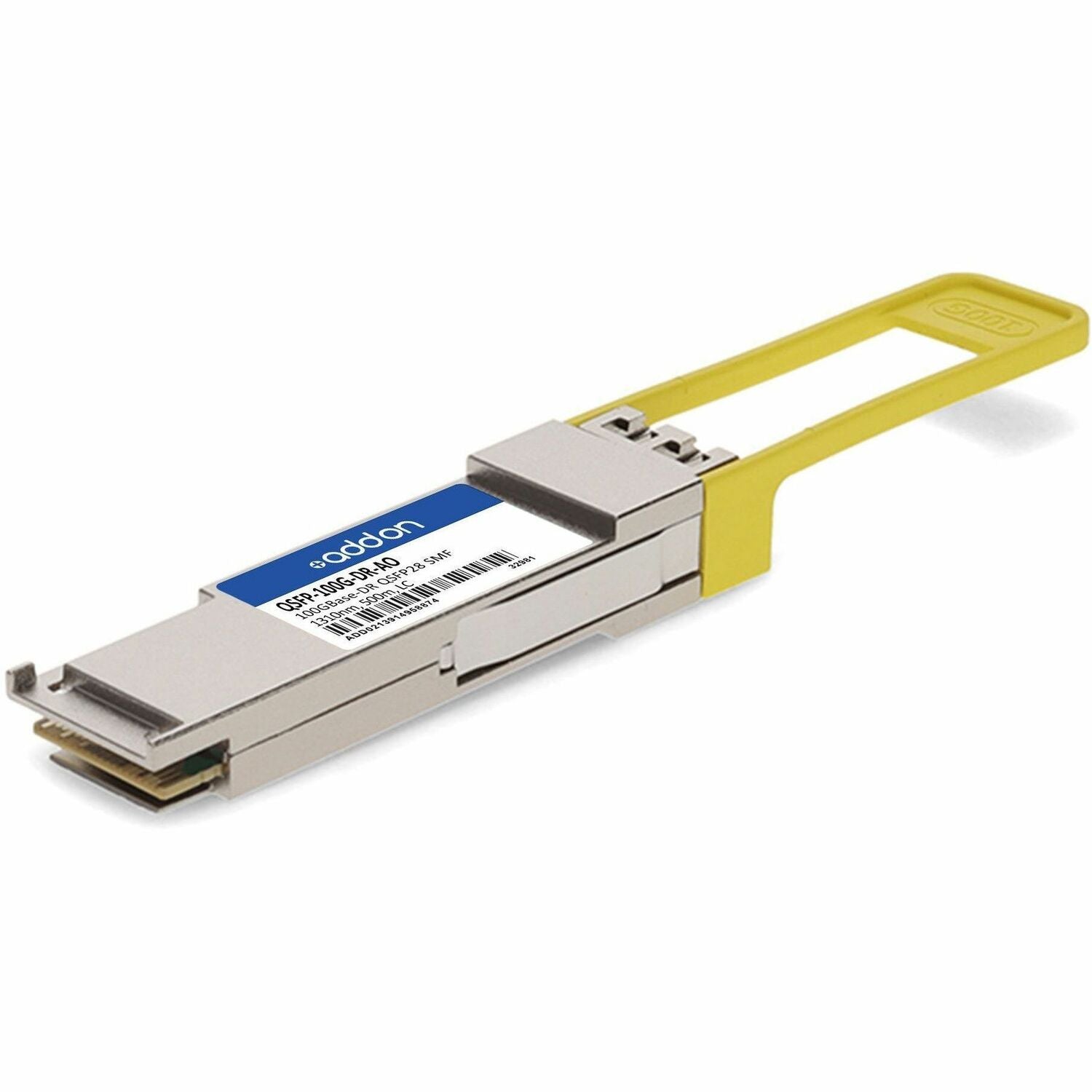 AddOn Juniper Networks QSFP-100G-DR Compatible TAA 100GBase-DR QSFP28 Single Lambda Transceiver (SMF, 1310nm, 500m, LC, DOM, with FEC) - QSFP-100G-DR-AO