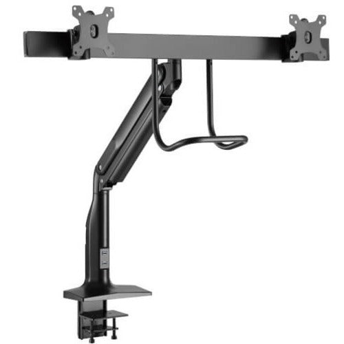 Tripp Lite by Eaton Safe-IT Precision-Placement Dual-Display Desk Clamp or Grommet with Antimicrobial Tape for 17" to 35" Displays, USB Ports - DMPDD1735AM