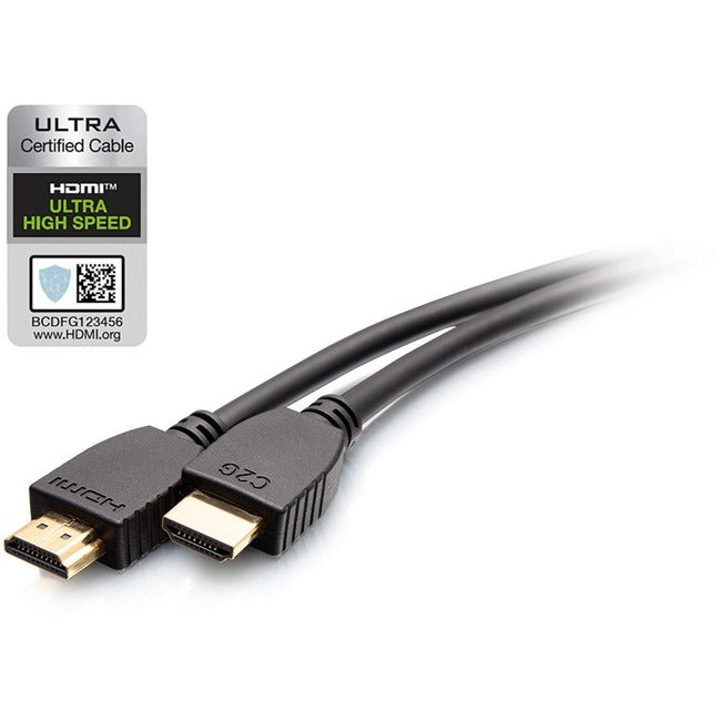 C2G 3ft Ultra High Speed HDMI 2.1 Cable with Ethernet - 8K 60Hz - M/M - C2G10410