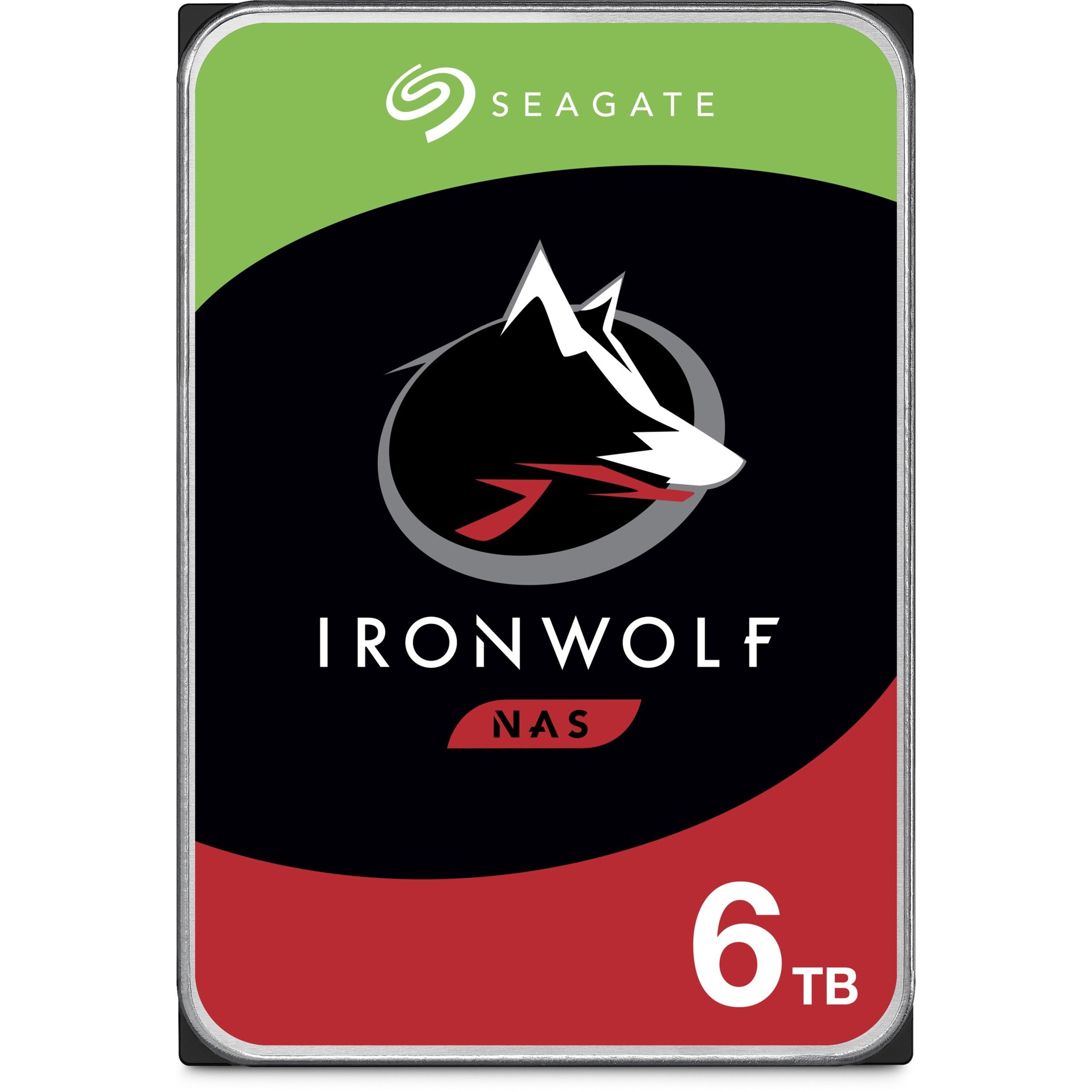 Seagate-IMSourcing IronWolf ST6000VN001 6 TB Hard Drive - 3.5" Internal - SATA (SATA/600) - Conventional Magnetic Recording (CMR) Method - ST6000VN001