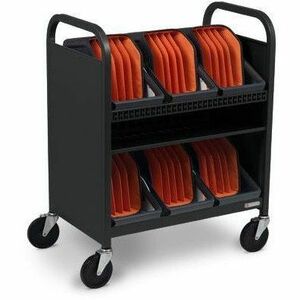 Bretford CUBE Transport Cart with Caddies - TVCT30CAD - TVCT30CAD-CK