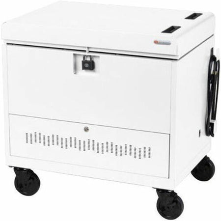 Bretford CUBE Toploader Cart with Caddies - TVTL30CAD-AW