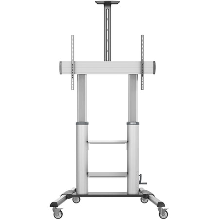 Tripp Lite by Eaton Safe-IT Heavy-Duty Rolling TV Cart with Height-Adjusting Crank Handle for 60 to 100-inch Displays - DMCS60100XXCK