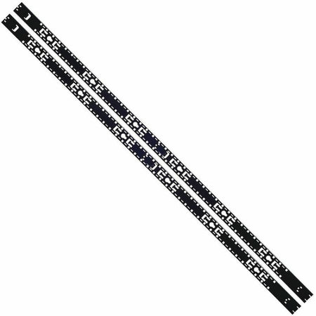 Tripp Lite by Eaton SmartRack Rack Enclosure Single-Width Vertical Equipment Management Bars, 48U, 1 Pair - SRVRTBAR48SGL