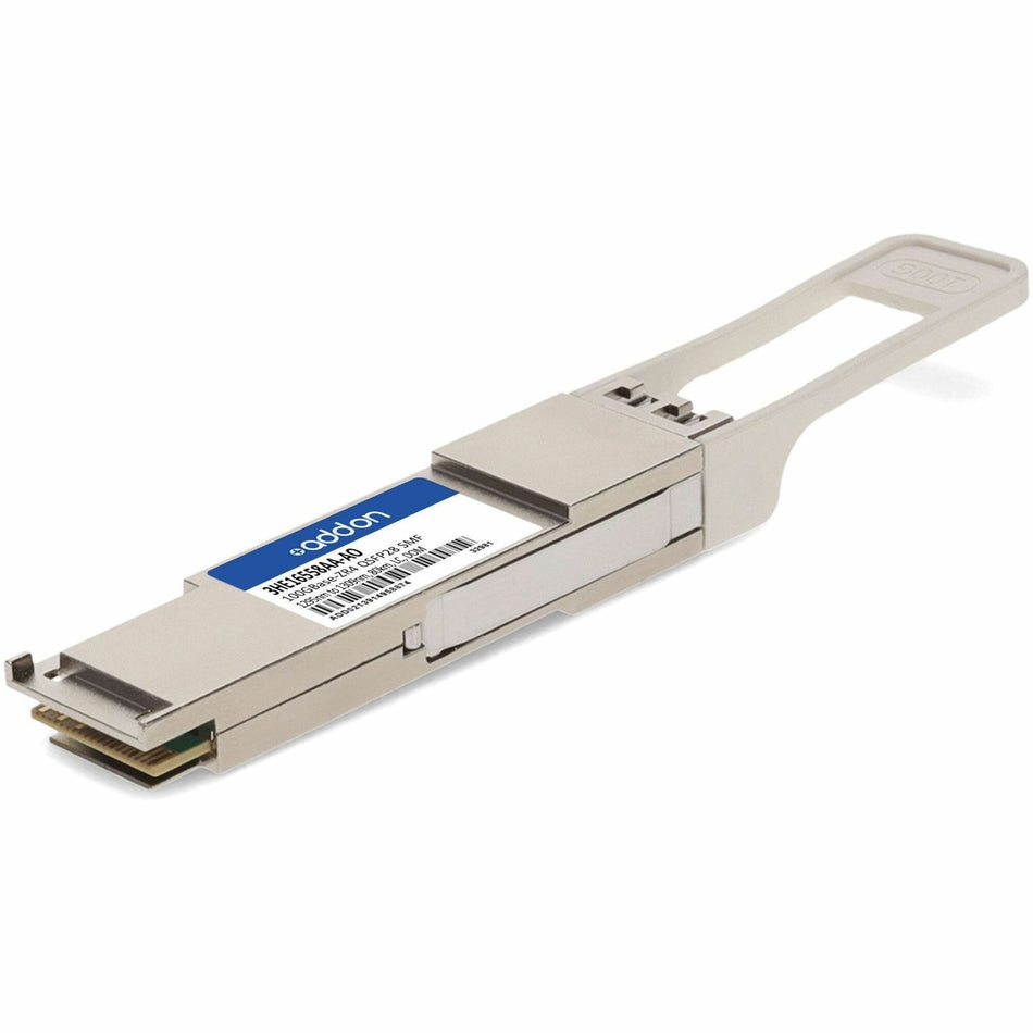AddOn Alcatel-Lucent Nokia&reg; 3HE16558AA Compatible TAA 100GBase-ZR4 QSFP28 Transceiver (SMF, 1295nm to 1309nm, 80km, LC, DOM) - 3HE16558AA-AO