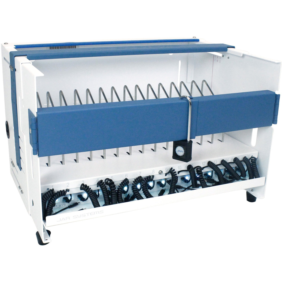 JAR Systems Essential 16 Charging Station with a 16-Port USB-C Quick-Sense Hub - CS-1610-USBC