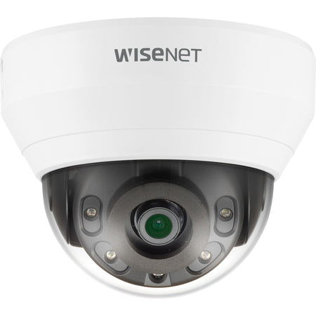 Wisenet QND-6012R1 2 Megapixel Indoor/Outdoor Full HD Network Camera - Color - Dome - White - QND-6012R1