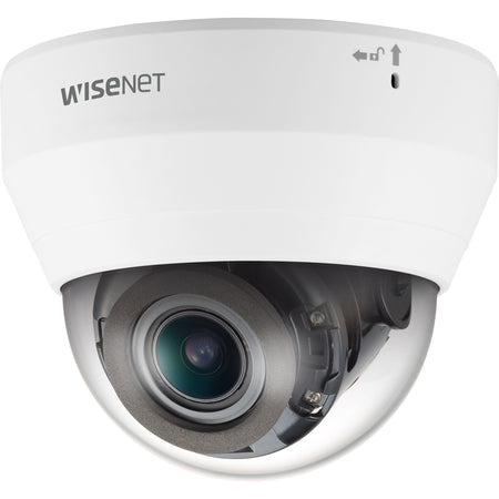 Wisenet QND-6082R1 2 Megapixel Indoor Full HD Network Camera - Color - Dome - White - QND-6082R1