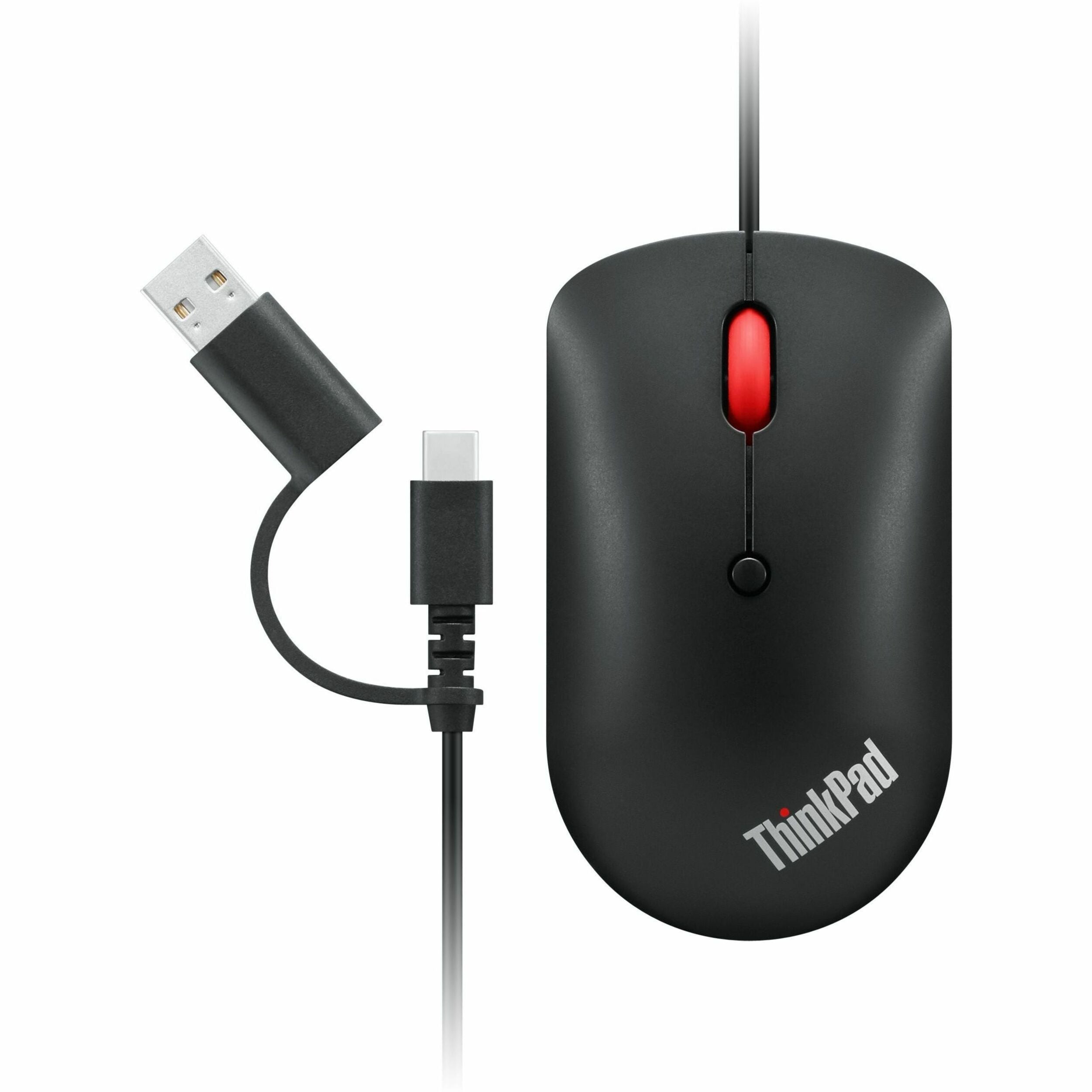 Lenovo ThinkPad USB-C Wired Compact Mouse - 4Y51D20850