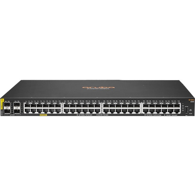 Aruba 6000 48G Class4 PoE 4SFP 370W Switch - R8N85A#ABA