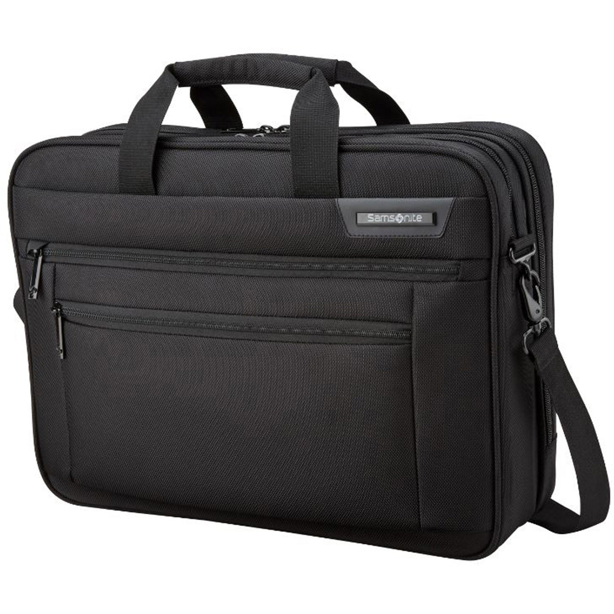 Samsonite Classic Business 2.0 Carrying Case (Briefcase) for 17" Notebook - Black - 1412721041