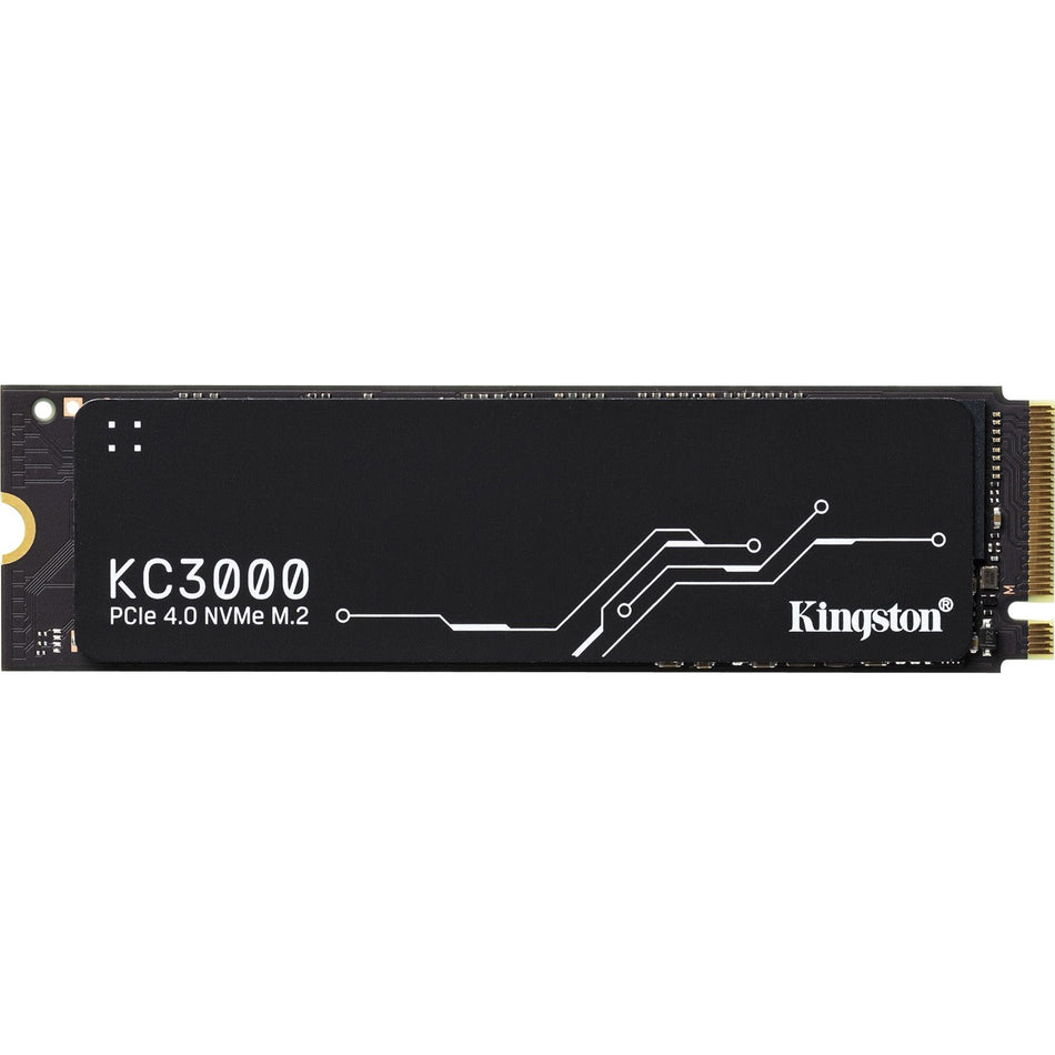 Kingston KC3000 512 GB Solid State Drive - M.2 2280 Internal - PCI Express NVMe (PCI Express NVMe 4.0 x4) - SKC3000S/512G