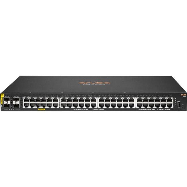 Aruba 6100 48G Class4 PoE 4SFP+ 370W Switch - JL675A#ABG