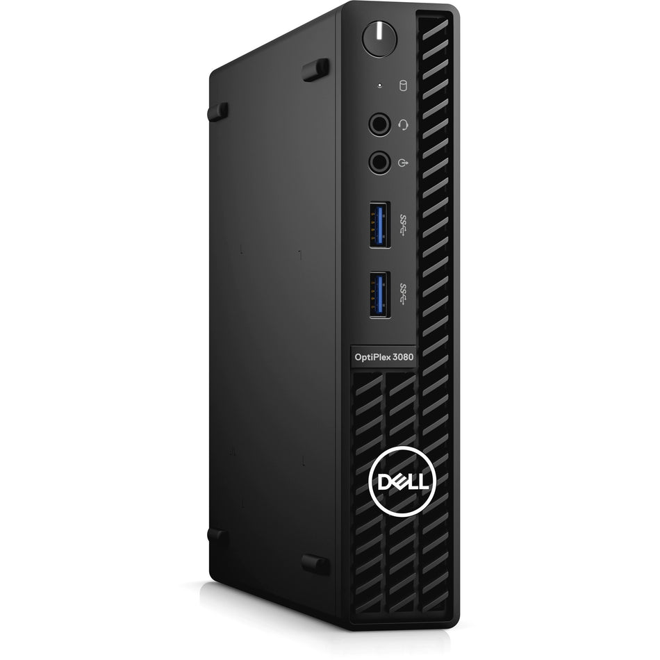 Dell-IMSourcing OptiPlex 3000 3080 Desktop Computer - Intel Core i5 10th Gen i5-10500T Hexa-core (6 Core) 2.30 GHz - 8 GB RAM DDR4 SDRAM - 256 GB M.2 PCI Express NVMe 3.0 x4 SSD - Micro PC - RHDRD