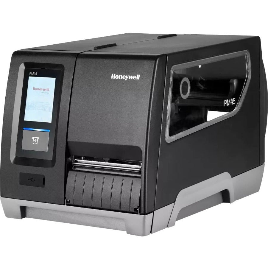 Honeywell PM45A Industrial Thermal Transfer Printer - Monochrome - Label Print - Gigabit Ethernet - Wireless LAN - PM45A10000000400