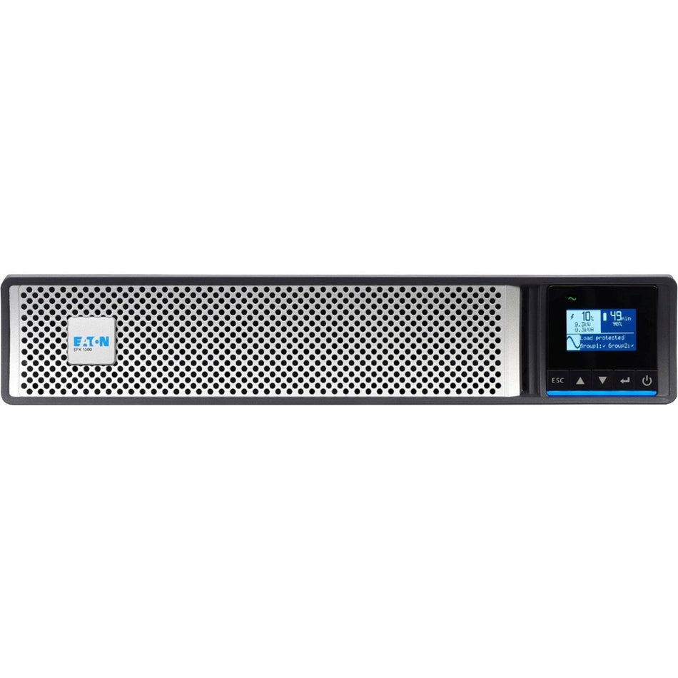 Eaton 5PX G2 3000VA 3000W 120V Line-Interactive UPS - 6 NEMA 5-20R, 1 L5-30R Outlets, Cybersecure Network Card Option, Extended Run, 2U Rack/Tower - Battery Backup - 5PX3000RTG2