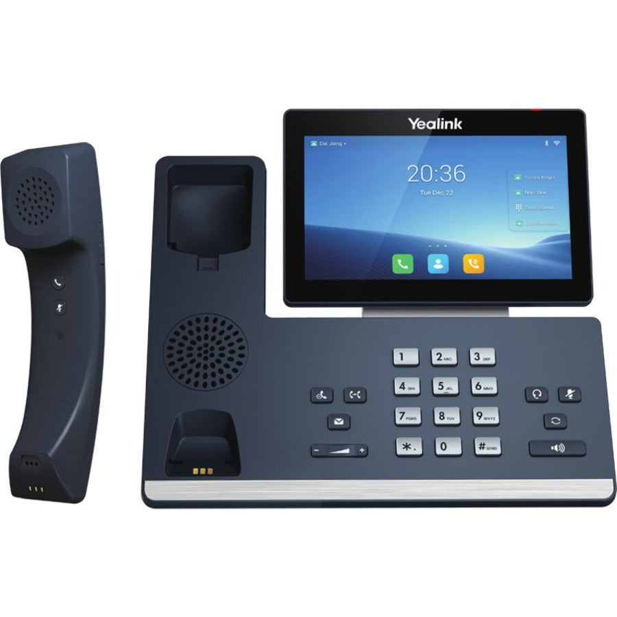 Yealink SIP-T58W Pro IP Phone - Corded/Cordless - Corded/Cordless - Bluetooth, Wi-Fi, DECT - Wall Mountable, Tabletop - Classic Gray - SIP-T58W-PRO