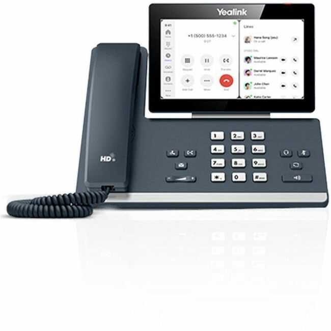 Yealink MP58-ZOOM IP Phone - Corded - Corded - Bluetooth, Wi-Fi - Wall Mountable, Desktop - Classic Gray - MP58-ZOOM