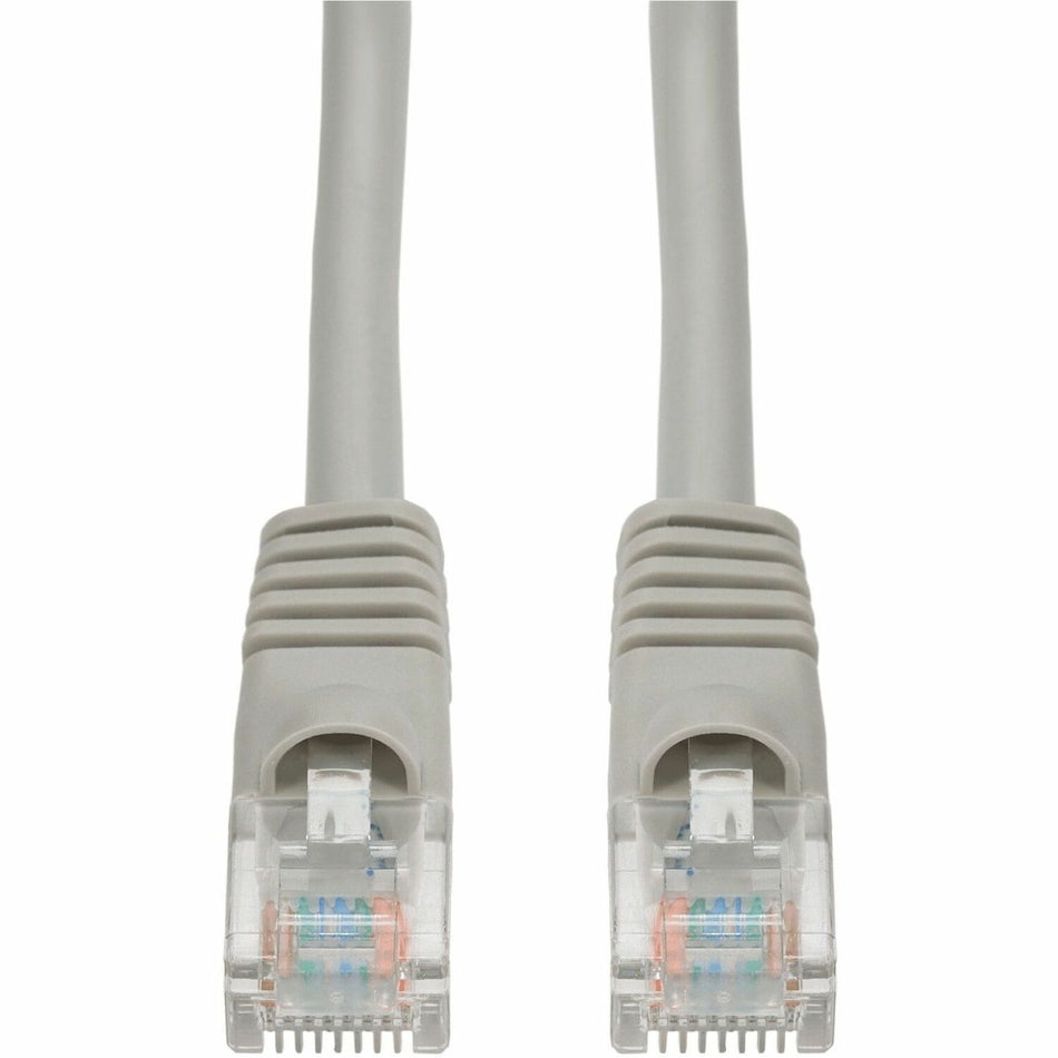 AddOn 35ft Gray CAT 6 PVC Ethernet Cable Snagless Bubble Boot RJ-45 M/M - ADD-35FCAT6-GY