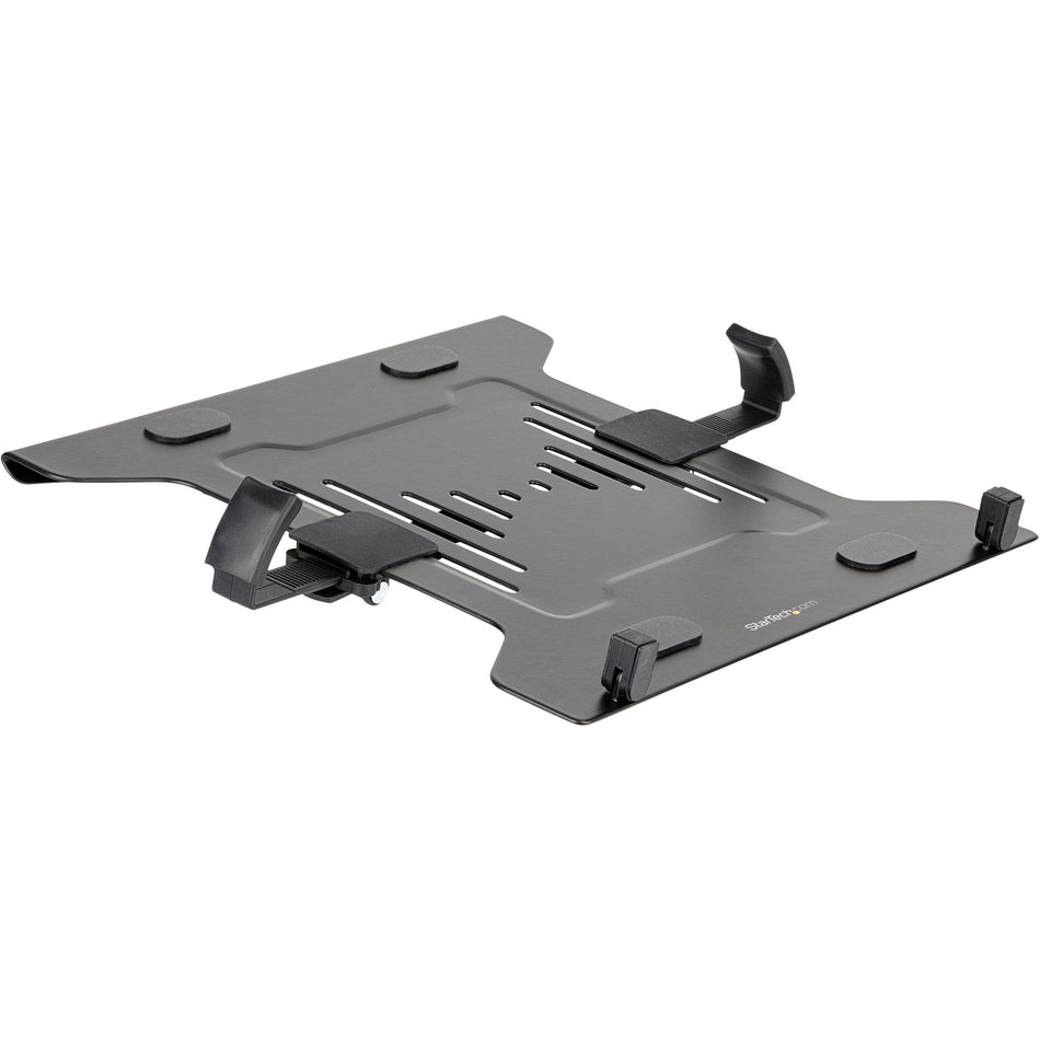 StarTech.com VESA Laptop Tray, Adjustable Monitor Arm Laptop Tray, Secures Notebooks up to 4.5kg (9.9lb), 75x75 & 100x100 VESA, Ventilated - LAPTOP-ARM-TRAY