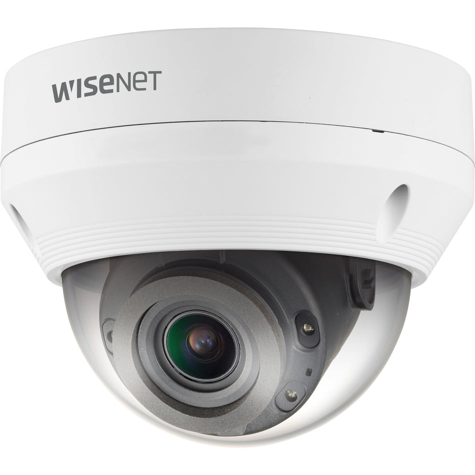 Wisenet QNV-7082R 4 Megapixel Indoor/Outdoor Network Camera - Color - Dome - White - QNV-7082R