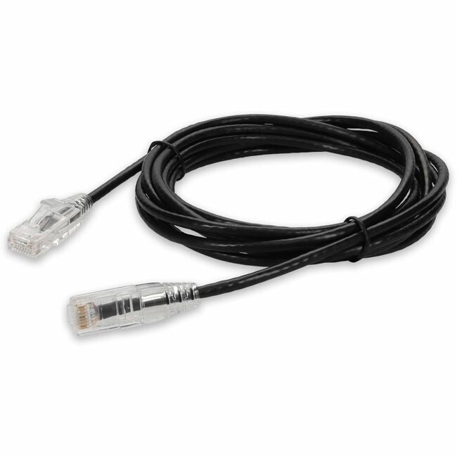 AddOn Cat.6a Slim UTP Patch Network Cable - ADD-3FSLCAT6A-BK