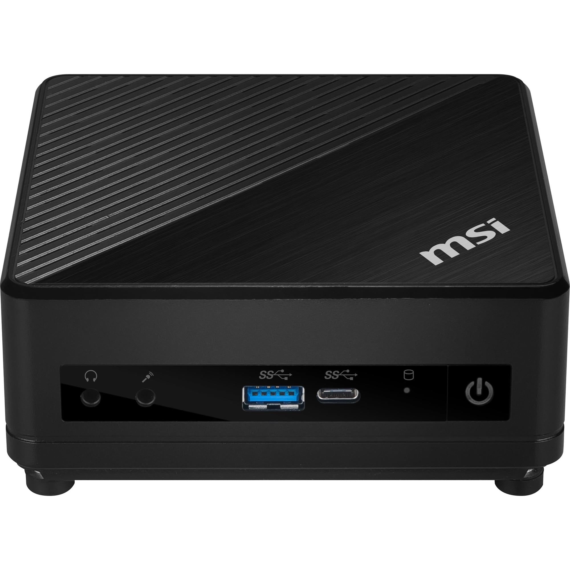 MSI Cubi 5 Cubi 5 10M-442US Desktop Computer - Intel Core i3 10th Gen i3-10110U - 8 GB - 256 GB SSD - Black - CU510M442