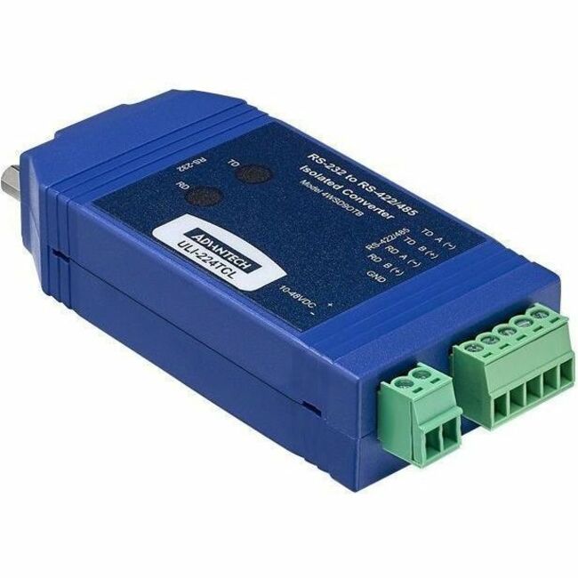 Advantech ULI-224TCL - RS-232 (DB9 Female) to Iso. RS-422/485 (Terminal Block) Converter - BB-4WSD9OTB
