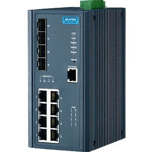 Advantech EKI-7712E-4FP Ethernet Switch - EKI-7712E-4FP-AE