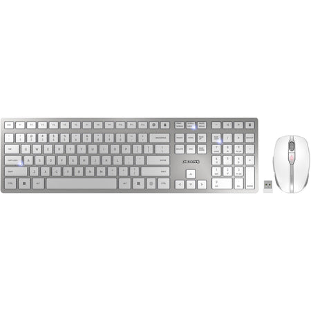 CHERRY DW 9100 SLIM Rechargeable Wireless Keyboard and Mouse - JD-9100US-1