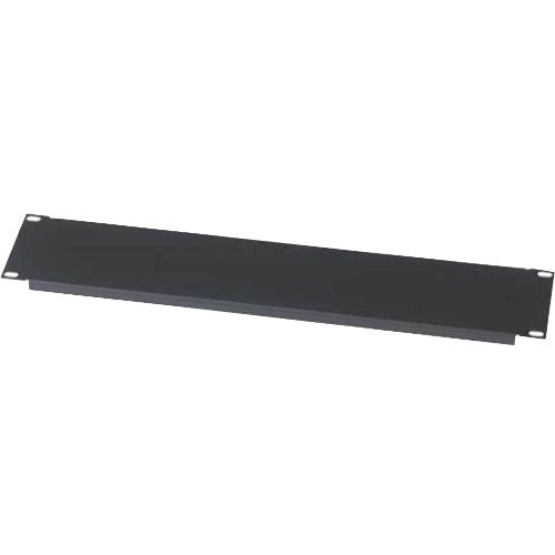 Sanus Component Series 2RU AV Rack Blank Panel - Flanged Blank Panel - Black - CASBP2-B1