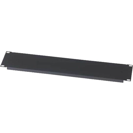 Sanus Component Series 2RU AV Rack Blank Panel - Flanged Blank Panel - Black - CASBP2-B1