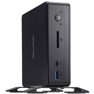 Shuttle XPC nano NC10U Desktop Computer - Intel Celeron 4205U Dual-core (2 Core) 1.80 GHz - 8 GB RAM DDR4 SDRAM - Black - NC1000U-Q31730