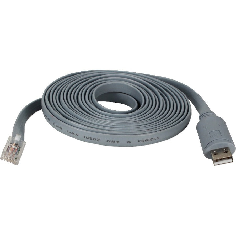 QVS 10ft USB to RJ45 Cisco RS232 Serial Rollover Cable - UR-2000M2-RJ45B