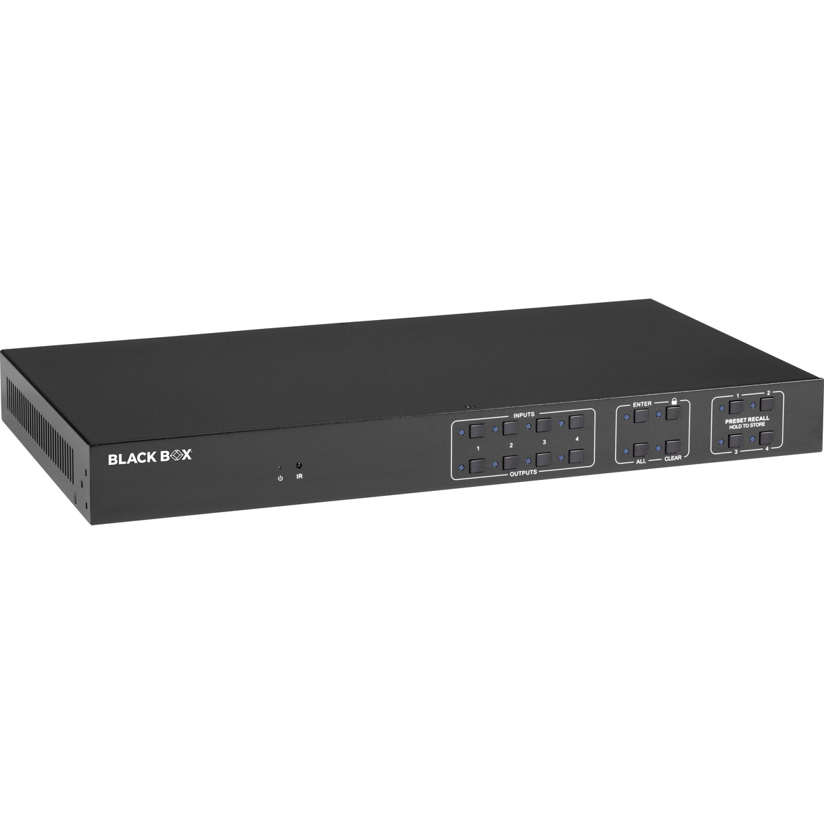 Black Box Video Matrix Switcher - HDMI 2.0 - AVS-HDMI2-4X4-R2