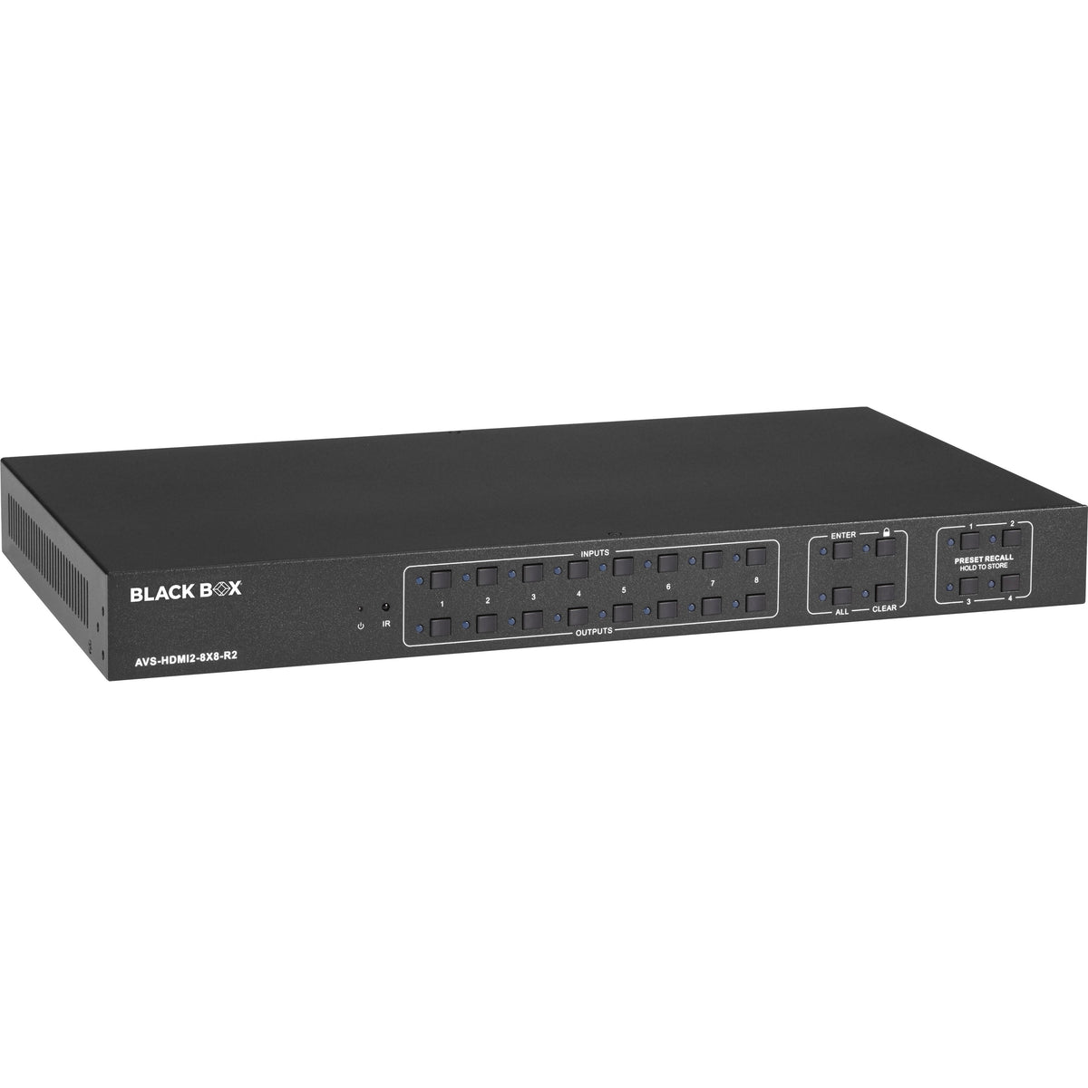 Black Box Video Matrix Switcher - HDMI 2.0 - AVS-HDMI2-8X8-R2