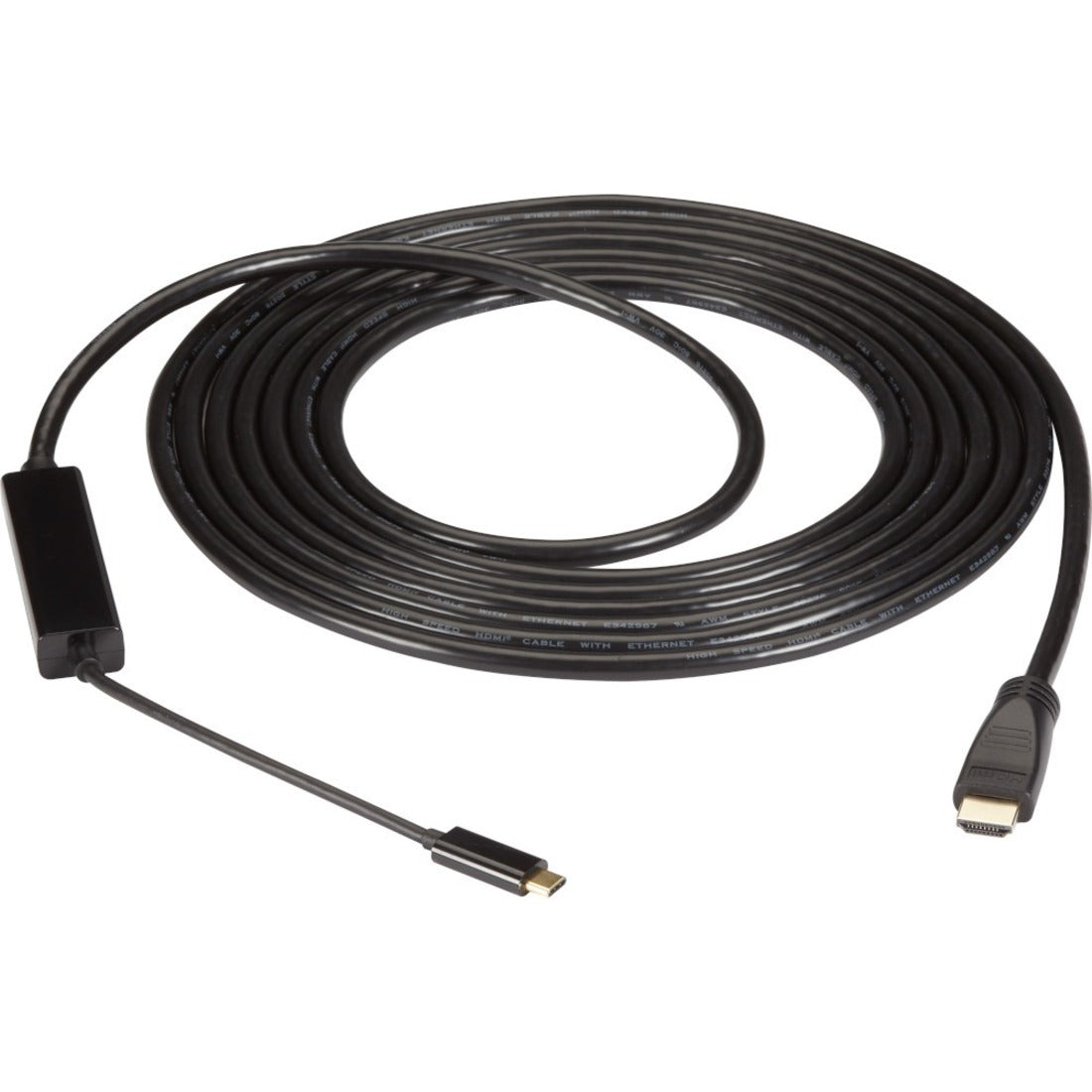 Black Box USB-C to HDMI Active Adapter Cable, 4K60, 16ft - VA-USBC31-HDMI4K-016