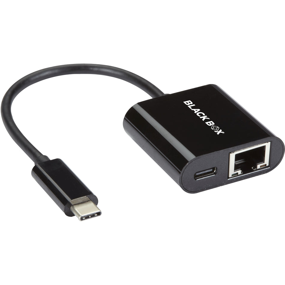 Black Box Gigabit Adapter Dongle - USB 3.1 Type C Male to RJ-45 - VA-USBC31-RJ45C