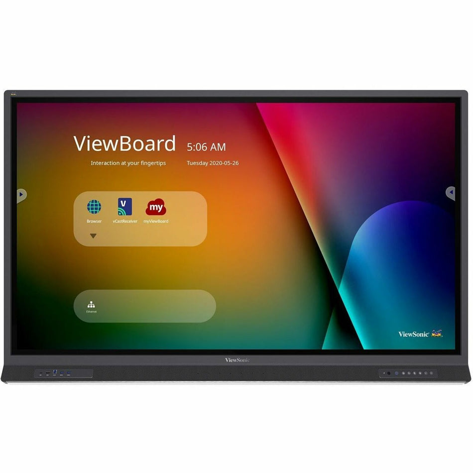 ViewSonic ViewBoard IFP6552-1TAA - 4K TAA Compliant Interactive Display with Integrated Software - 400 cd/m2 - 65" - IFP6552-1TAA