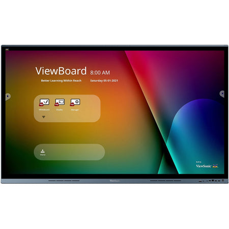ViewSonic ViewBoard IFP6562 - 4K UHD Interactive Display with Integrated Software, 65W USB C, RJ45 - 350 cd/m2 - 65" - IFP6562